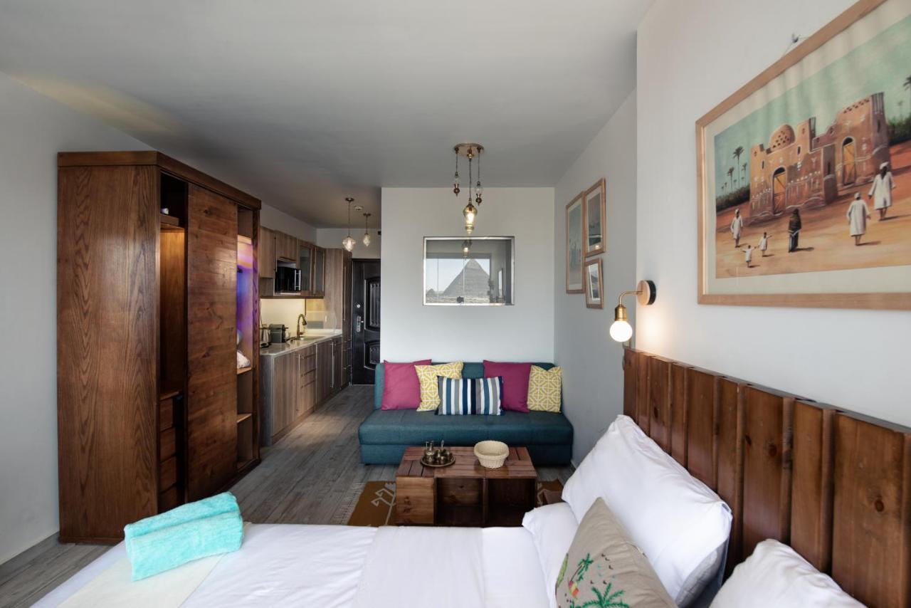 Jacuzzi Studio The Pyramids Free Airport Pickup Apt1 Cairo Exterior photo